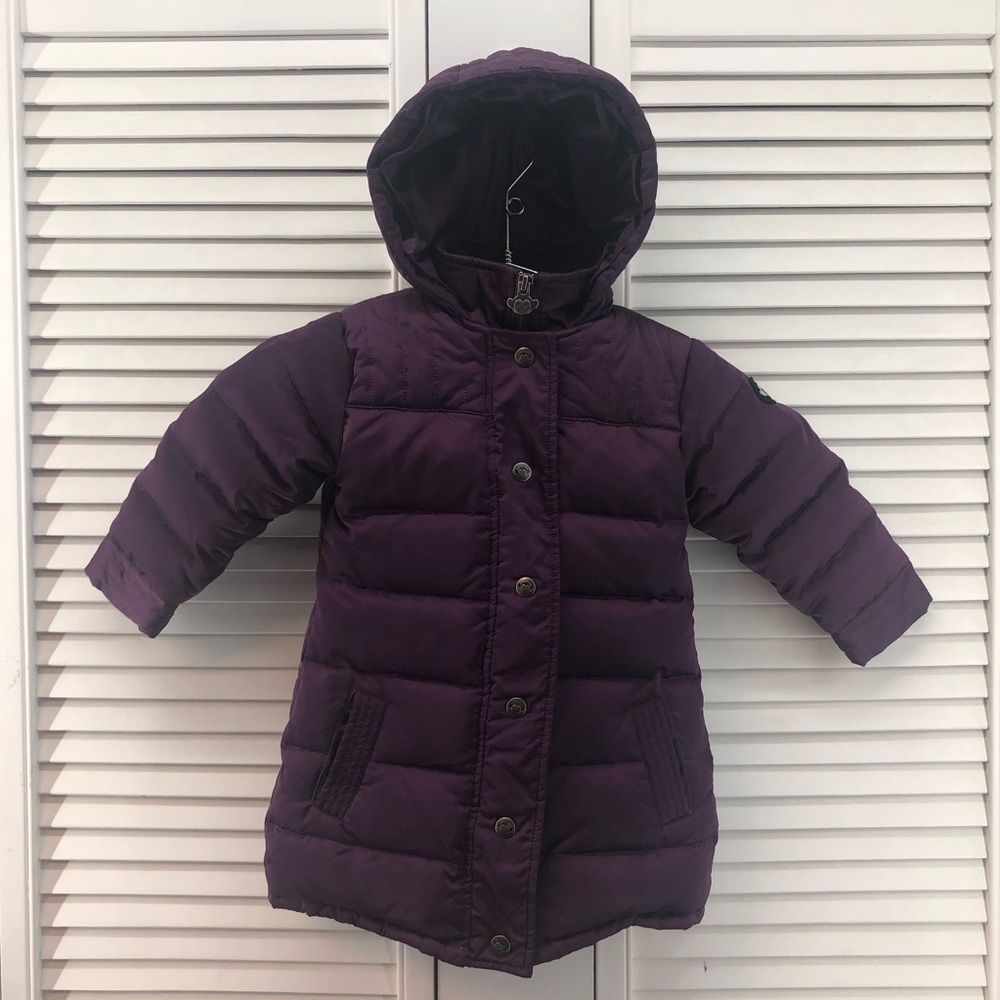 Appaman size 2T Purple down filled hooded puffer coat